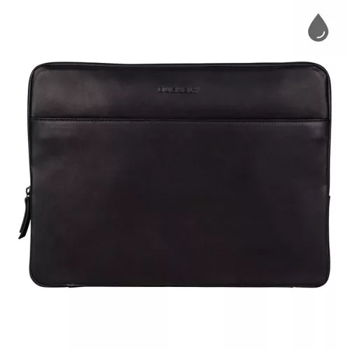  Kožený držiak na notebook Burkely z koňaku, 15,6"