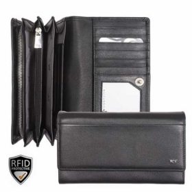    022820 002 Riccardo Ferducci dámska kožená peňaženka čierna