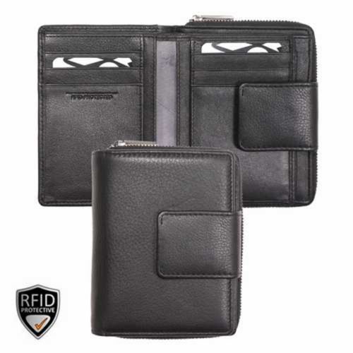  026490 002 Riccardo Ferducci dámska kožená peňaženka čierna