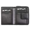  026490 002 Riccardo Ferducci dámska kožená peňaženka čierna