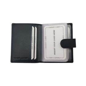    Choice modrý 12-dielny kožený držiak na bankové karty, držiak na spisy