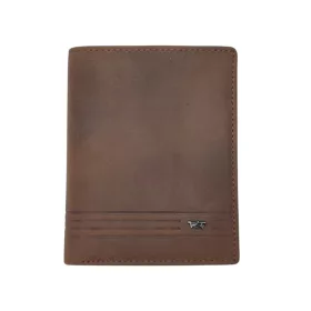    Pánska hnedá kožená peňaženka Riccardo Ferducci s RFID ochranou