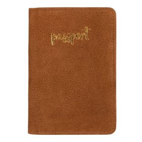    Kožený držiak na pas z koňaku Burkely SOUL SKY, 15 × 10 cm