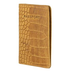  Kožený držiak na pas Burkely CROCO CODY, 15 × 11 cm