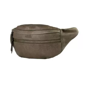    Dámska kožená taška na opasok Burkely Just Jackie zelená