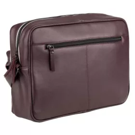    Burkely Posh fialová kožená bočná taška, crossover 14"