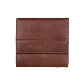    Hnedá kožená peňaženka Burkely Suburb Seth, držiak na karty, RFID ochrana