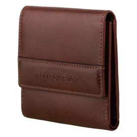    Hnedá kožená peňaženka Burkely Suburb Seth, držiak na karty, RFID ochrana
