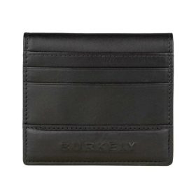    Čierny kožený držiak na karty Burkely Suburb Seth s RFID ochranou