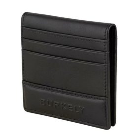    Čierny kožený držiak na karty Burkely Suburb Seth s RFID ochranou