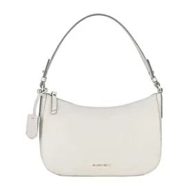    Burkely Parisian Page, biela dámska kožená kabelka, taška cez rameno
