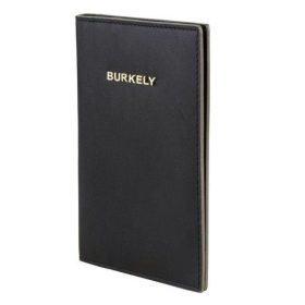   Puzdro na pas a kartu z čiernej kože Burkely Parisian Paige s RFID ochranou
