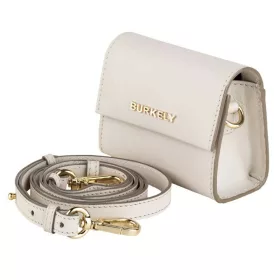    Burkely Parisian Paige béžová, dámska kožená taška na opasok, crossbody, s RFID ochranou