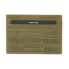  Zelený kožený držiak na karty s RFID ochranou