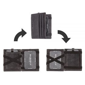  Zelený kožený držiak na karty s RFID ochranou