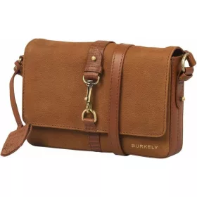    Dámska kožená taška cez rameno v koňakovej farbe Burkely Soul Sam, crossover
