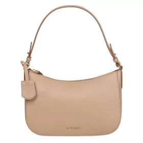    Dámska béžová kožená taška cez rameno Burkely Parisian Page