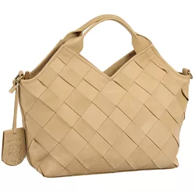    Kožená dámska kožená taška cez rameno Burkely Icon Ivy hnedá krokodíla, kabelka