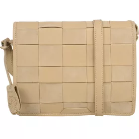    Kožená dámska kožená taška cez rameno Burkely Icon Ivy hnedá krokodíla, kabelka