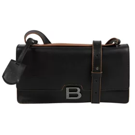    Burkely Cool Colbie čierna croco dámska kožená taška cez rameno, kabelka 27 x 20 cm