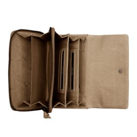    Burkely Antik Avery tmavohnedá dámska kožená peňaženka s RFID ochranou