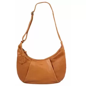    Burkely Cool Colbie béžová croco dámska kožená taška cez rameno, kabelka 27 x 20 cm