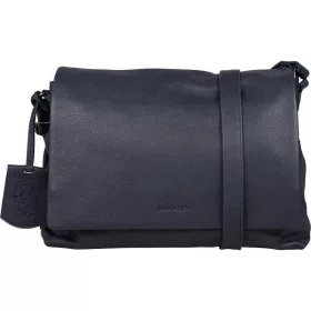    Dámska bočná kožená taška Burkely Just Jolie tmavomodrá, crossover 30 x 23 cm