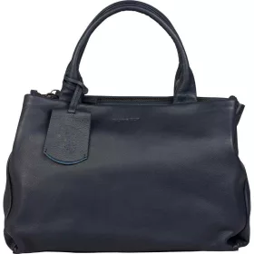    Burkely Just Jolie tmavomodrá dámska kožená kabelka 30 x 21 cm