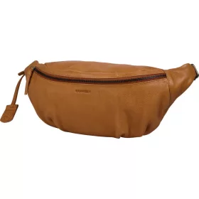    Burkely Just Jolie koňaková dámska kožená taška na opasok, crossbody kabelka 33 x 18 cm