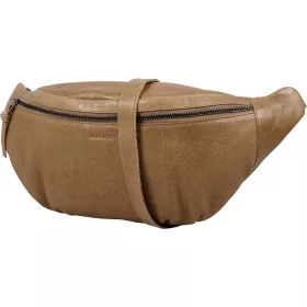    Čierna dámska kožená kabelka na opasok Burkely Just Jolie, crossbody kabelka 33 x 18 cm