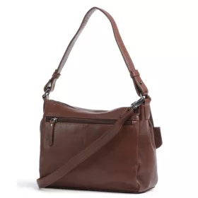    Burkely Just Jolie koňaková dámska kožená taška cez rameno 26 x 21 cm