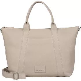    Burkely Soft Skylar hnedá dámska kožená taška cez rameno, taška na notebook 15,6"