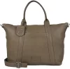  Burkely Soft Skylar hnedá dámska kožená taška cez rameno, taška na notebook 15,6"