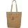  Burkely Soft Skylar hnedý dámsky kožený shopper, batoh 14"