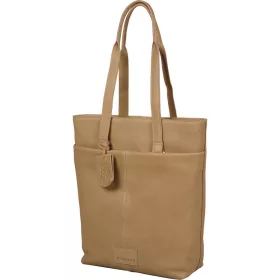    Burkely Soft Skylar hnedý dámsky kožený shopper, batoh 14"