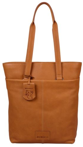  Burkely Vintage Lisa dámsky kožený koňak shopper