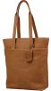  Burkely Vintage Lisa dámsky kožený koňak shopper