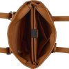  Burkely Vintage Lisa dámsky kožený koňak shopper