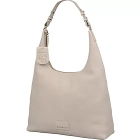    Dámska kožená kabelka Burkely Soft Skylar béžovej farby, taška cez rameno
