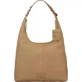    Dámska kožená kabelka Burkely Soft Skylar béžovej farby, taška cez rameno