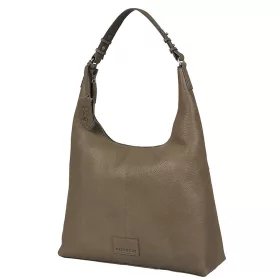    Dámska kožená kabelka Burkely Soft Skylar béžovej farby, taška cez rameno