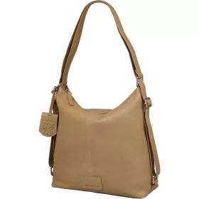    Burkely Soft Skylar hnedá dámska kožená taška cez rameno, ruksak