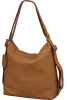  Burkely Soft Skylar hnedá dámska kožená taška cez rameno, ruksak