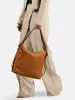 Burkely Soft Skylar hnedá dámska kožená taška cez rameno, ruksak