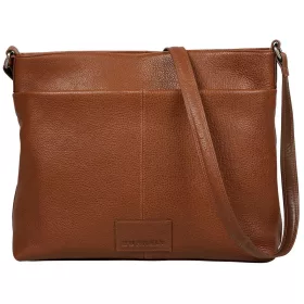    Burkely Soft Skylar sivobiela dámska bočná kožená kabelka crossbody