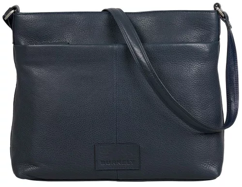  Burkely Soft Skylar sivobiela dámska bočná kožená kabelka crossbody