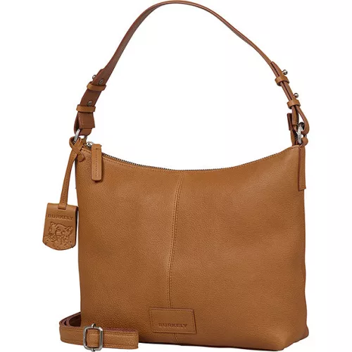  Burkely Soft Skylar sivobiela dámska kožená kabelka, taška cez rameno