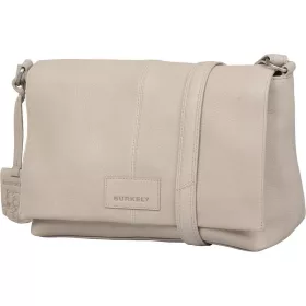    Burkely Soft Skylar sivobiela dámska bočná kožená kabelka crossbody