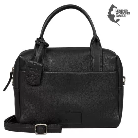    Burkely Soft Skylar malá hnedá kožená kabelka, taška cez rameno