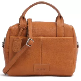    Burkely Soft Skylar malá hnedá kožená kabelka, taška cez rameno